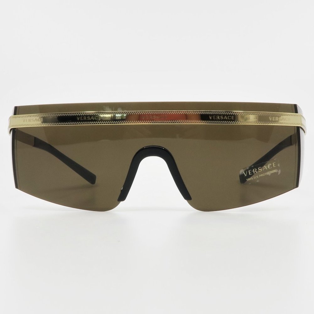 VERSACE MOD 2208 1002/3G Unisex Shield Rimless - Picture 3 of 8